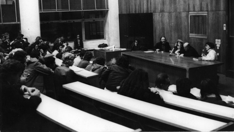 Dibattito sull'Ambleto all'università statale nel 1972-73