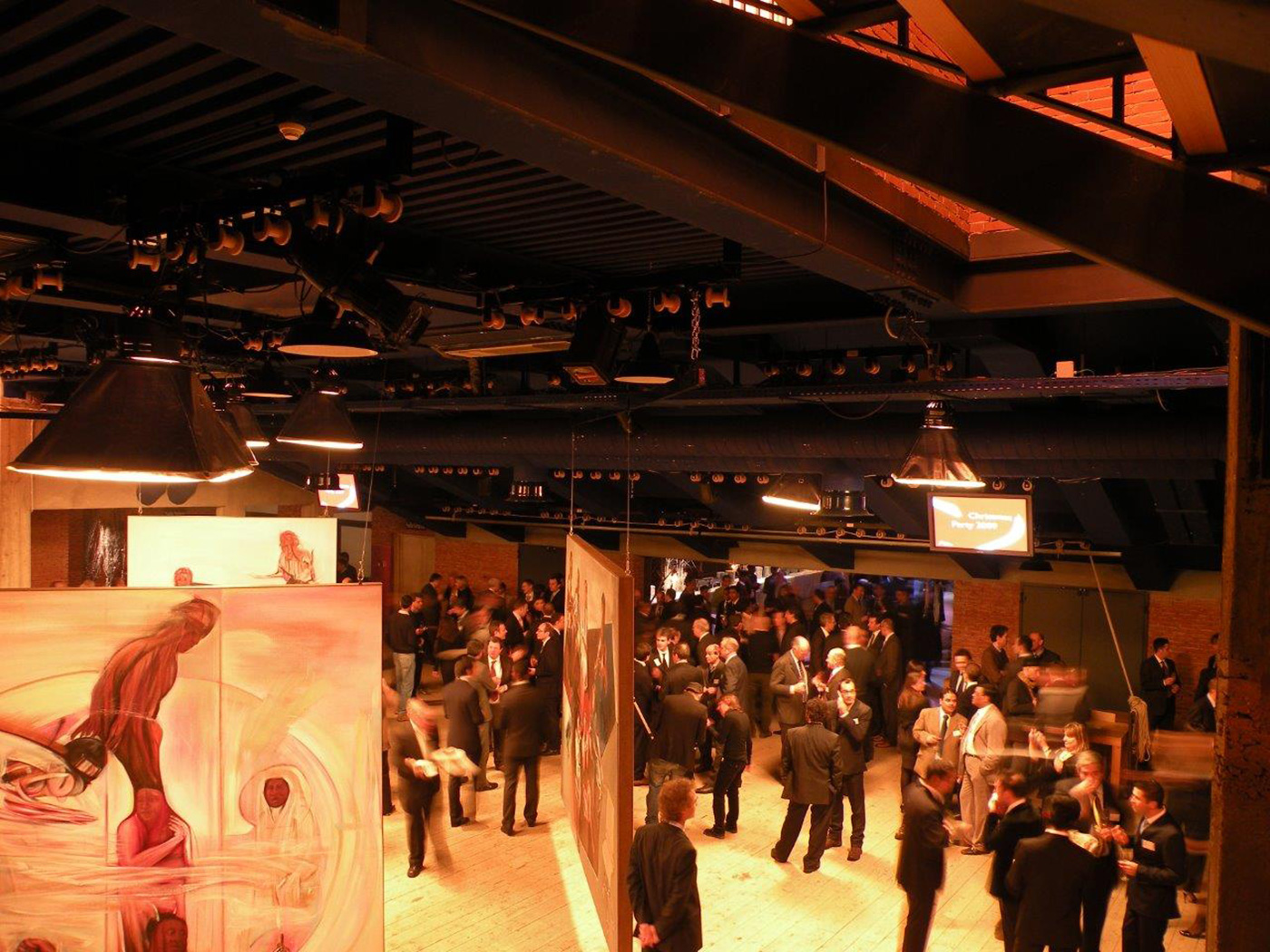 Il foyer basso durante un evento maire tecnimont