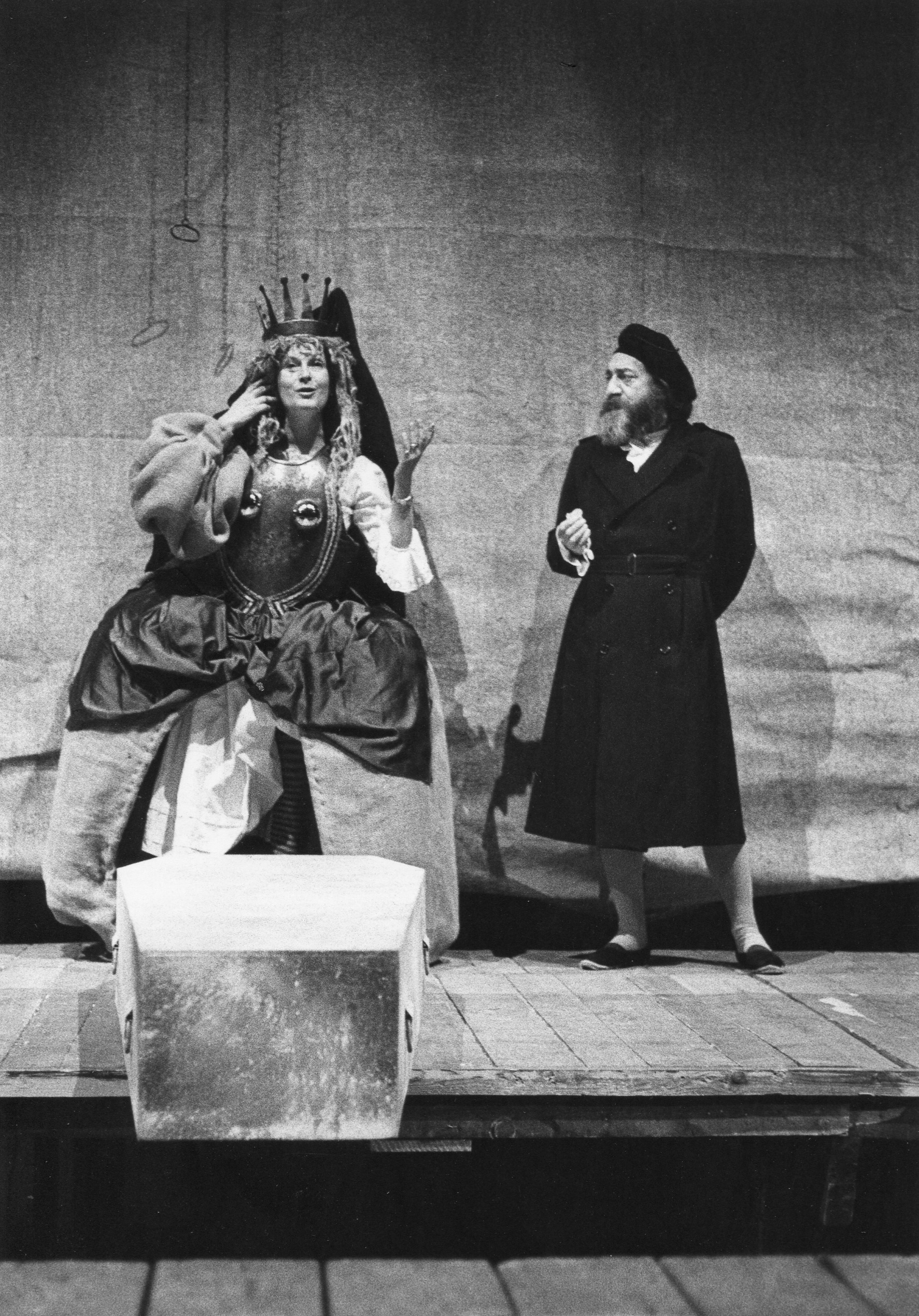 Franco Parenti e Luisa Rossi in L'Ambleto