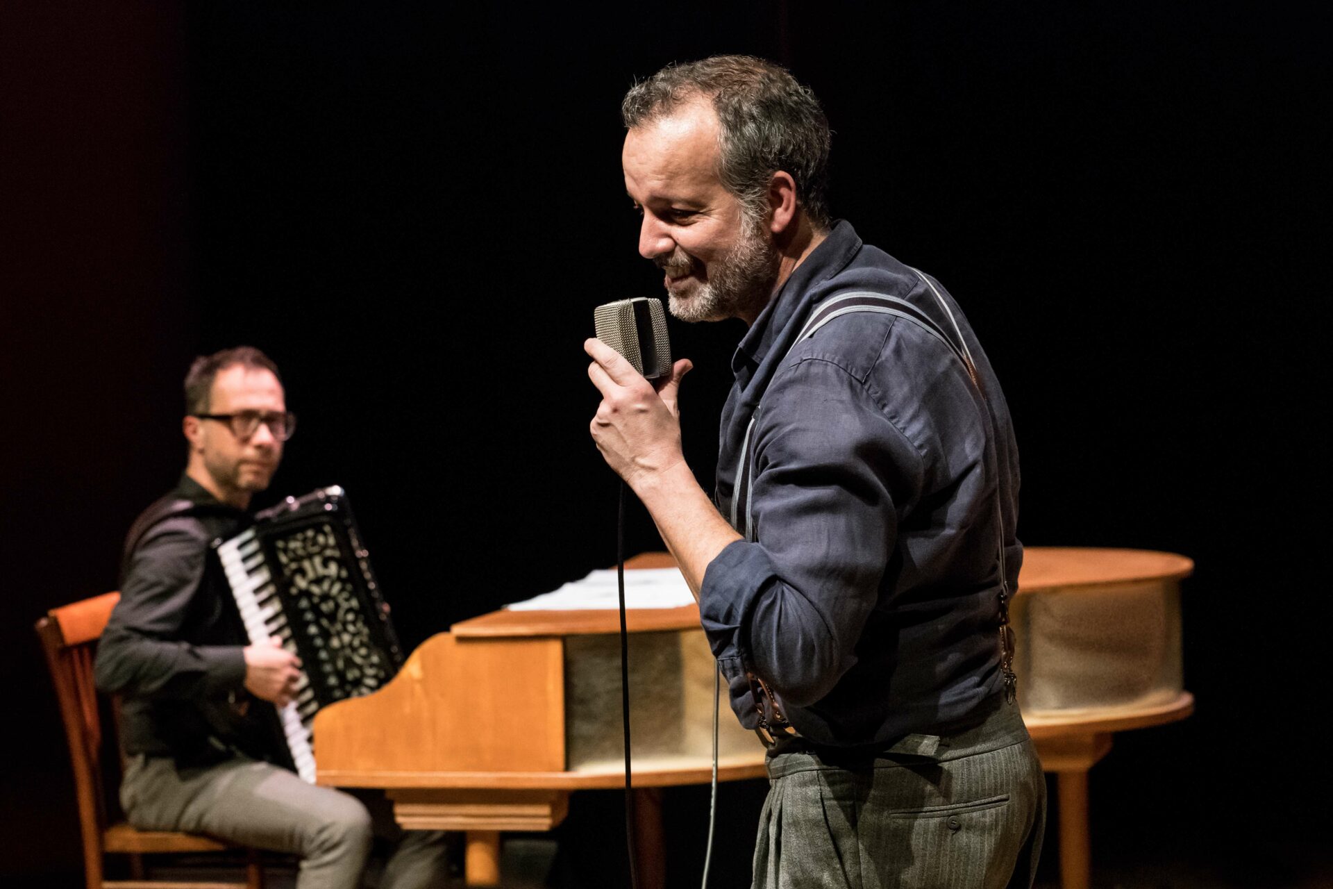 Mario Perrotta in Nel blu