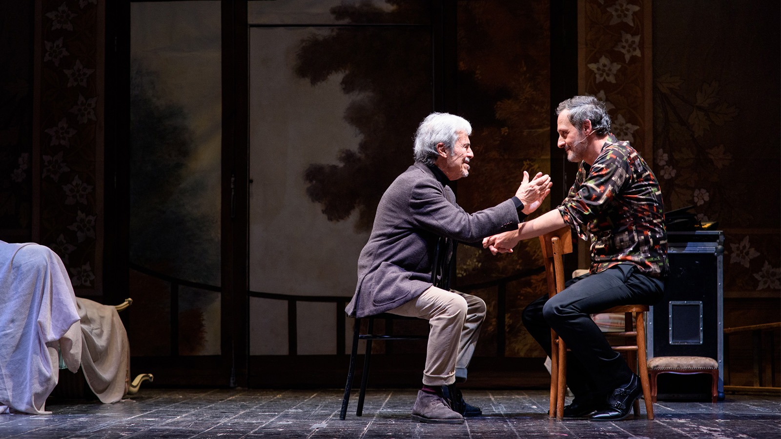 Massimo Dapporto e Fabio Troiano in Pirandello Pulp