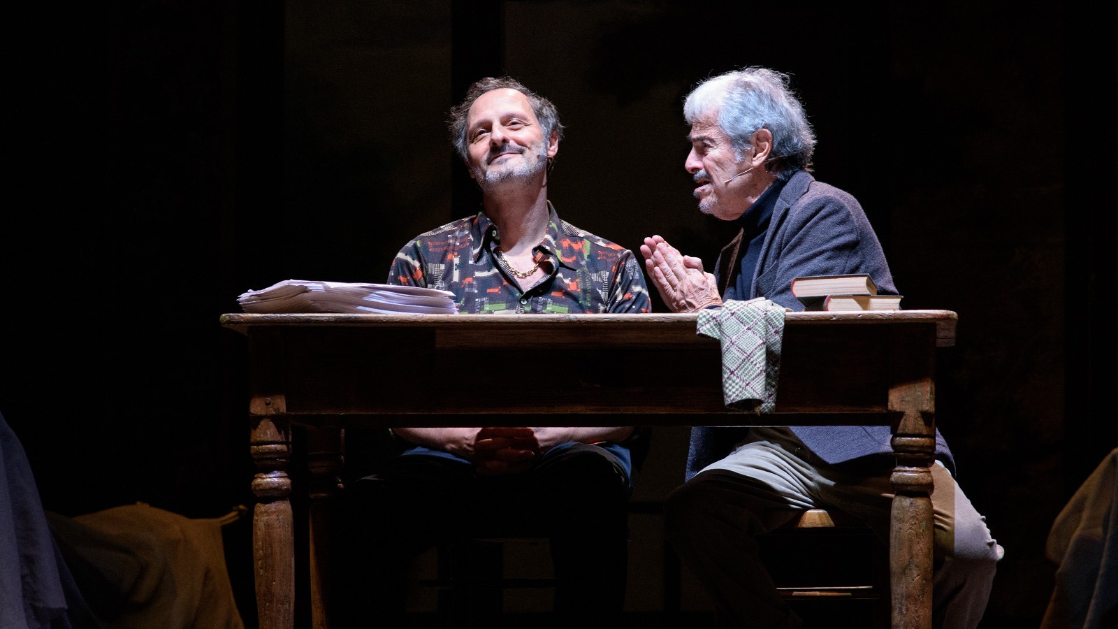 Massimo Dapporto e Fabio Troiano in Pirandello Pulp