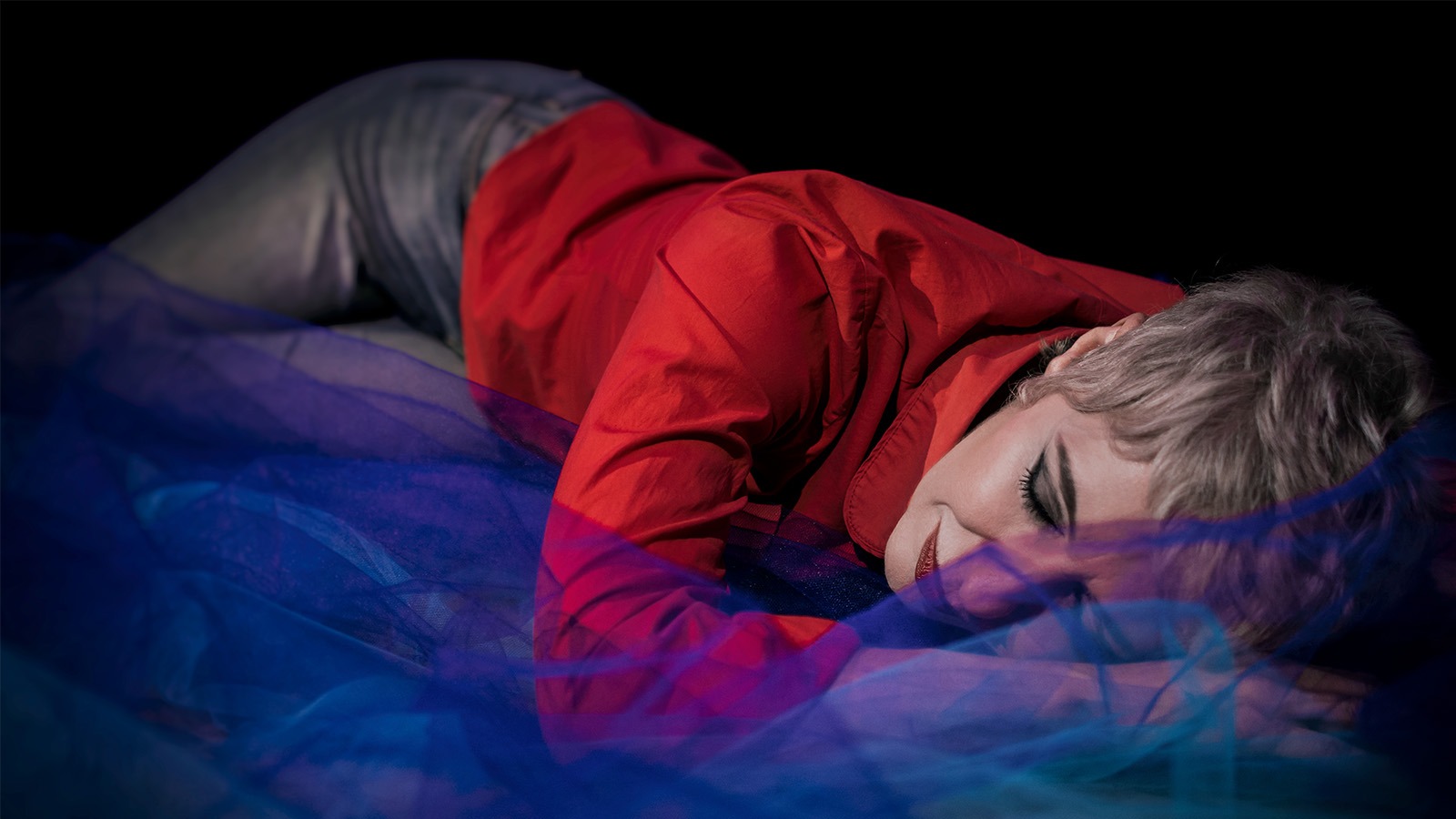 Gianna Coletti nello spettacolo Mamma a carico