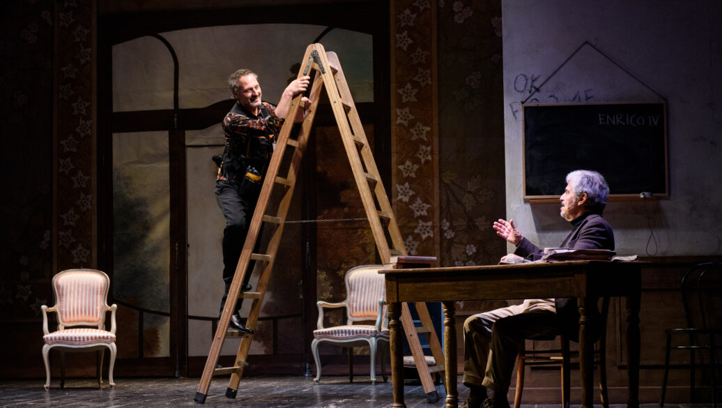 Massimo Dapporto e Fabio Troiano in Pirandello Pulp