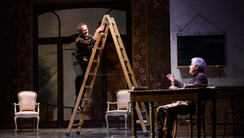 Massimo Dapporto e Fabio Troiano in Pirandello Pulp