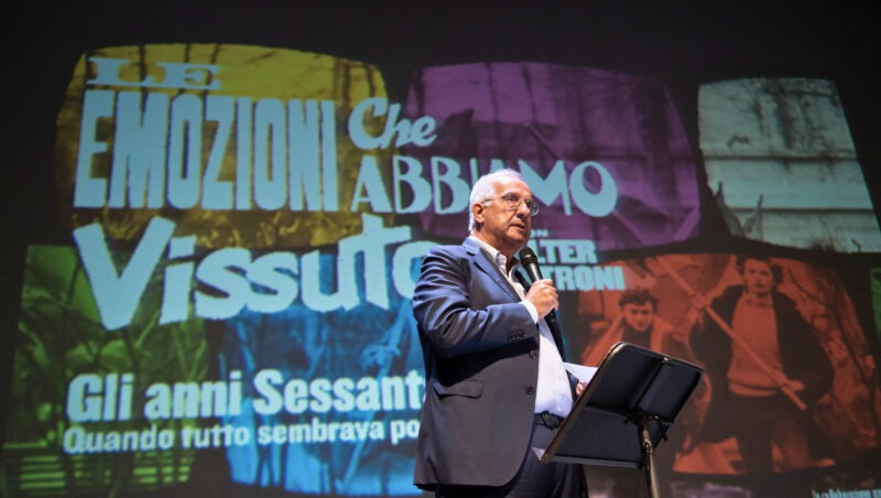 Walter Veltroni in Le emozioni che abbiamo vissuto