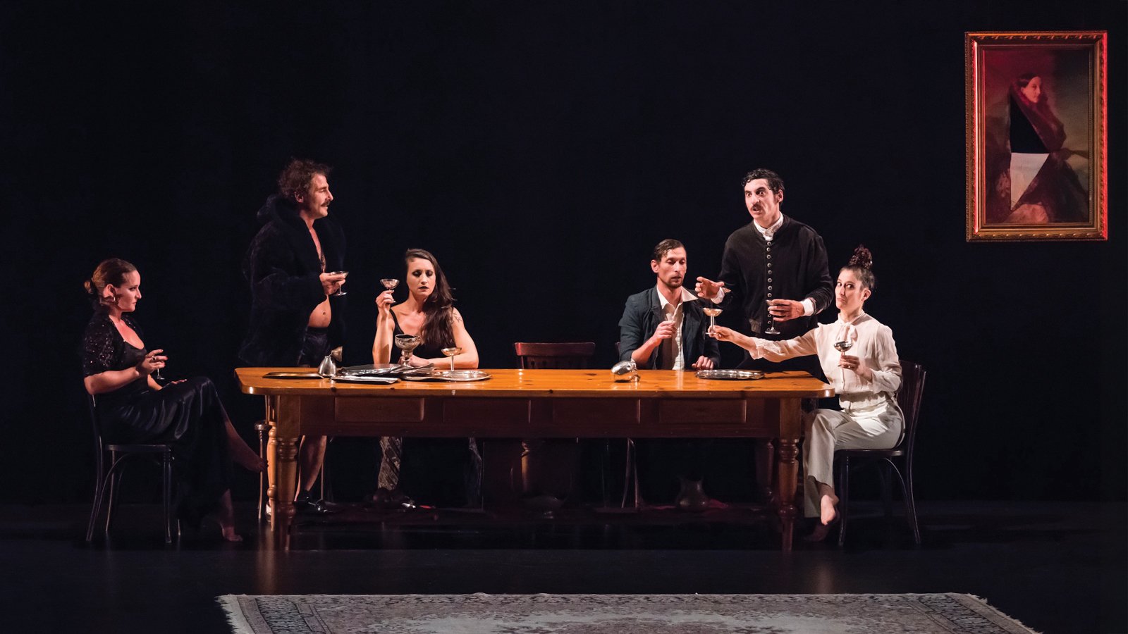 Scena dello spettacolo Un Domingo