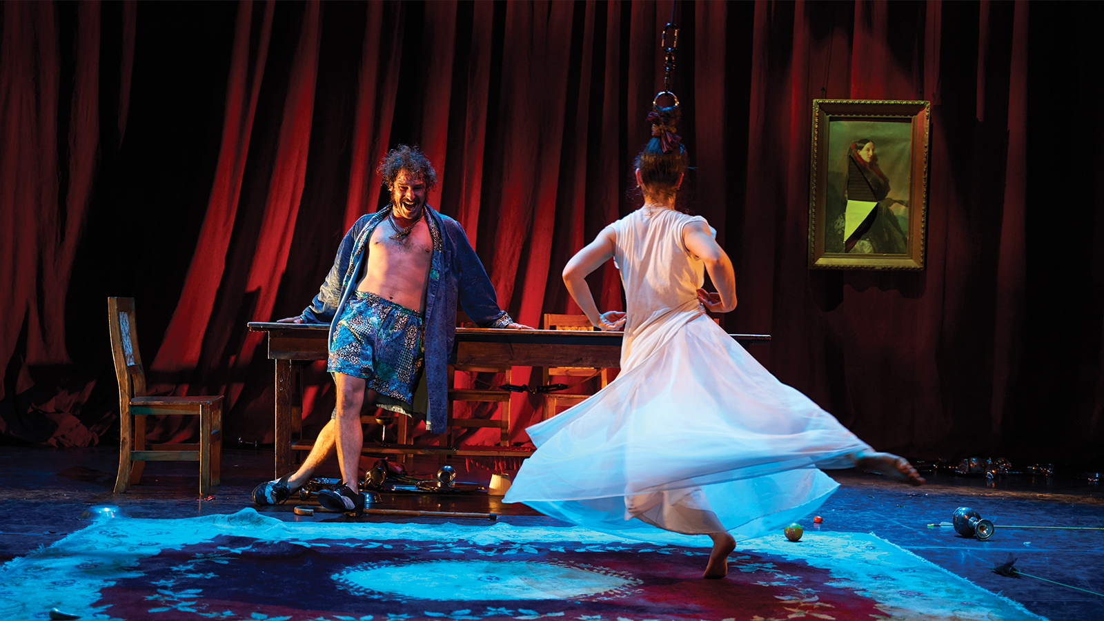 Scena dello spettacolo Un Domingo