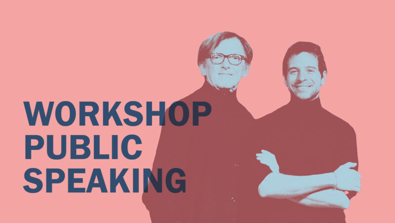 Workshop public speaking