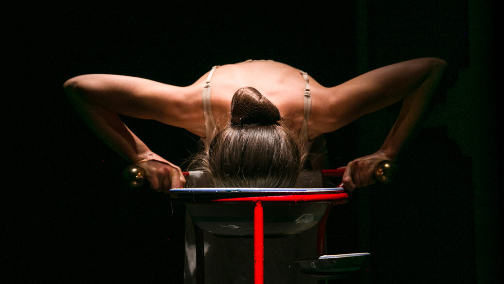 Scena dello spettacolo L'eco della falena