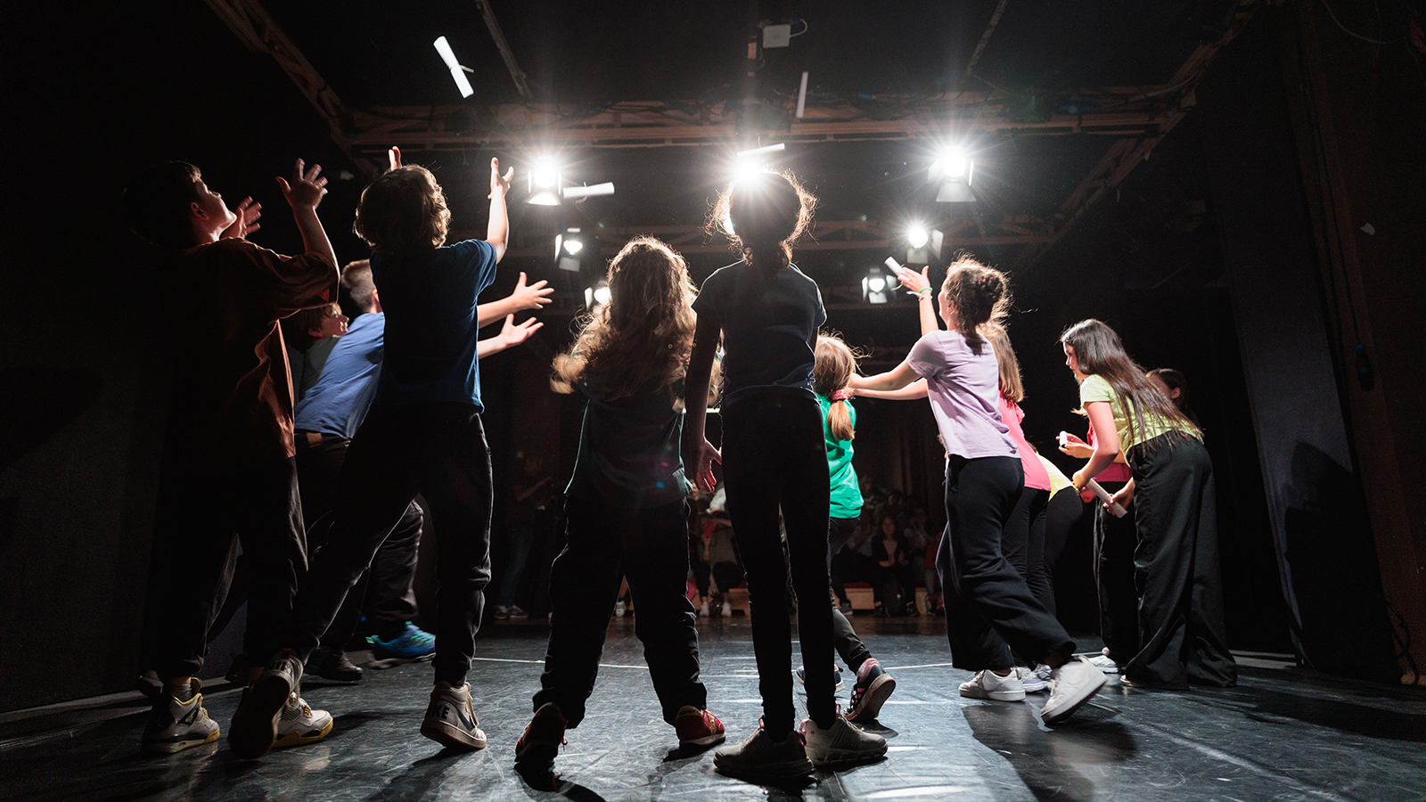 Immagine del saggio finale corsi di teatro