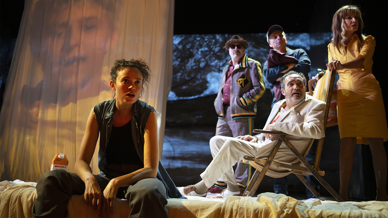 Scena dello spettacolo Il gabbiano regia Filippo DIni