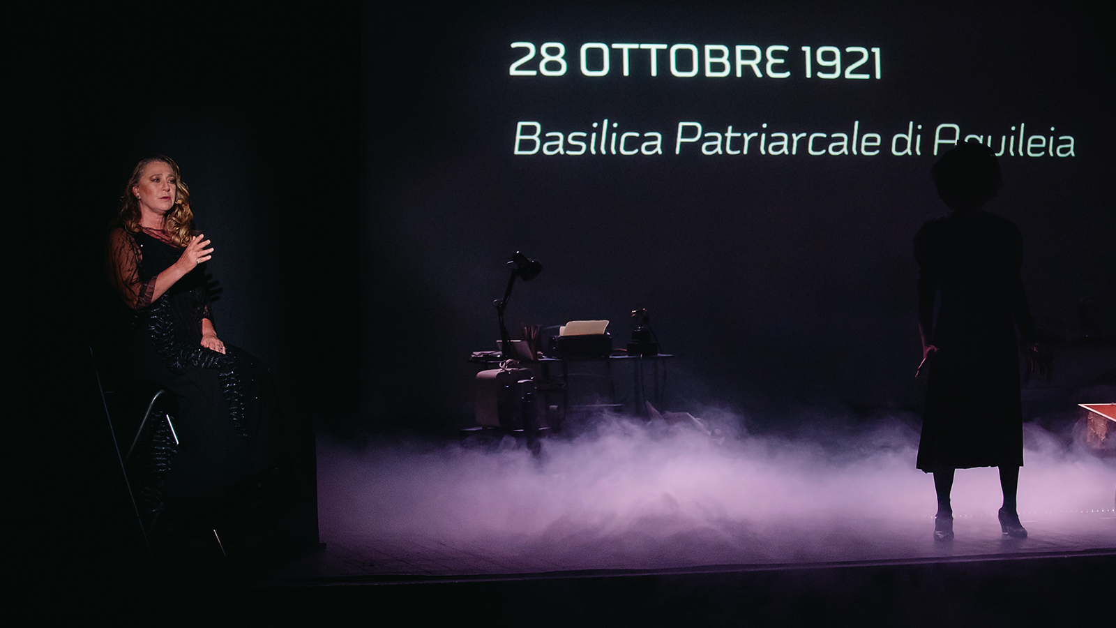 Scena dello spettacolo Un'intima verità