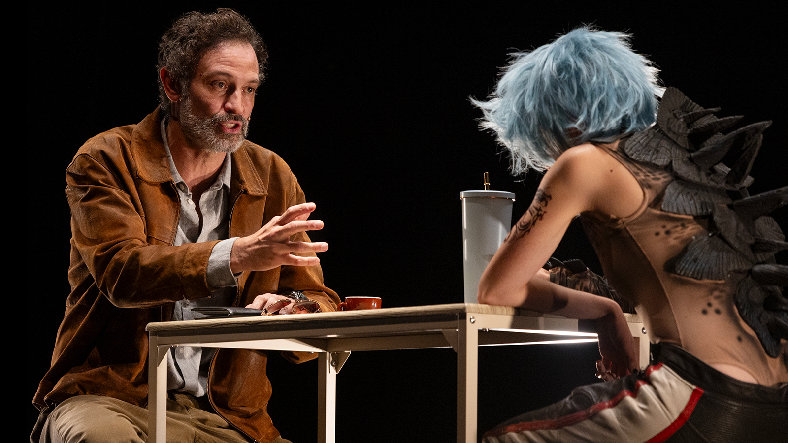 Scena dello spettacolo Il principe dei sogni belli