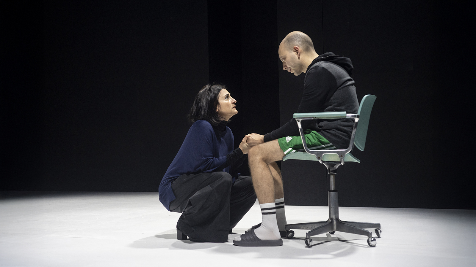 Scena dello spettacolo Valeria e Youssef