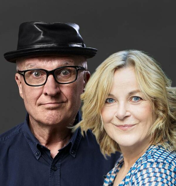 Lucia Vasini e Paolo Hendel.