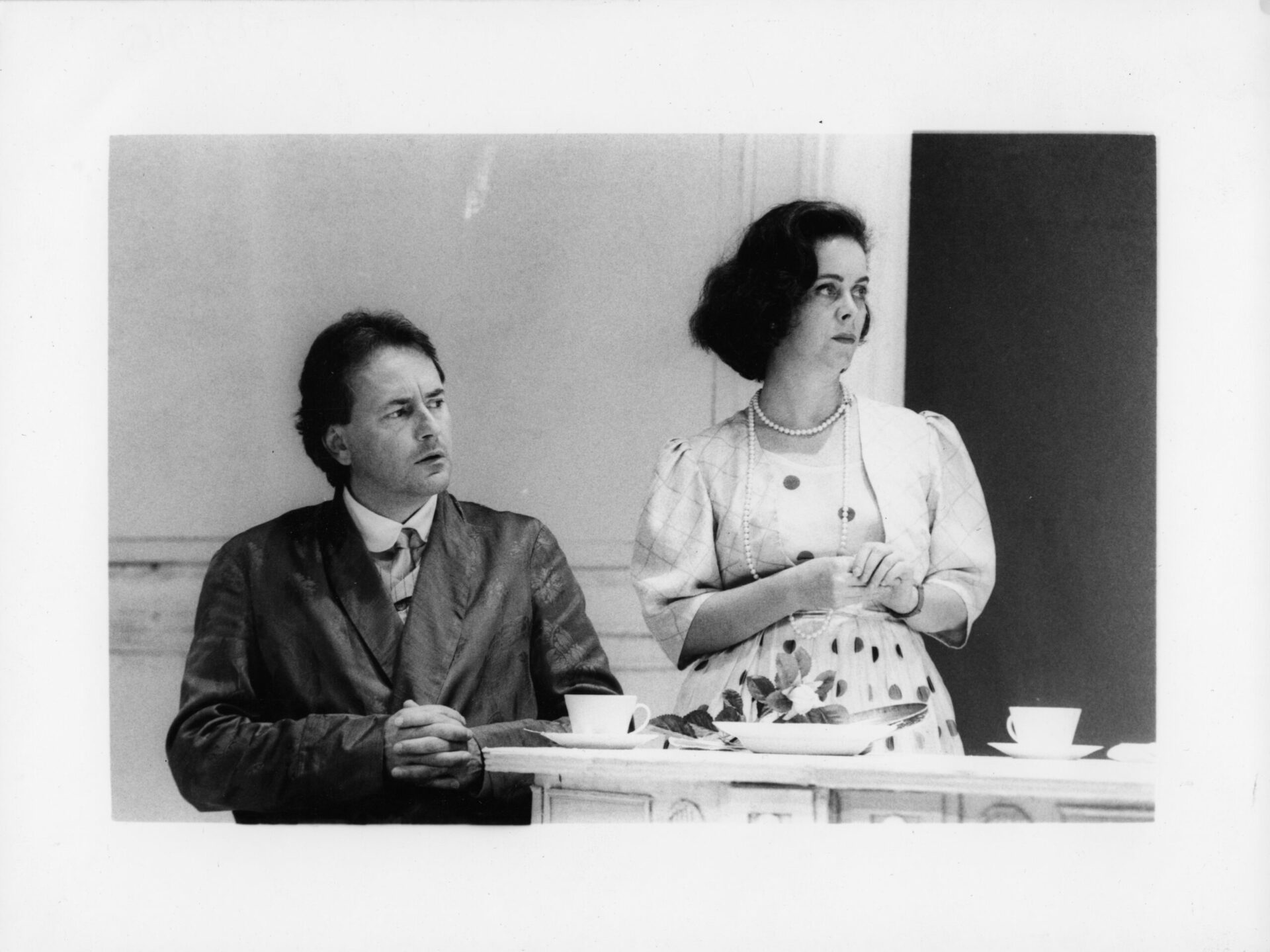 Archival stage photograph from the Teatro Franco Parenti production of Io, l’erede.